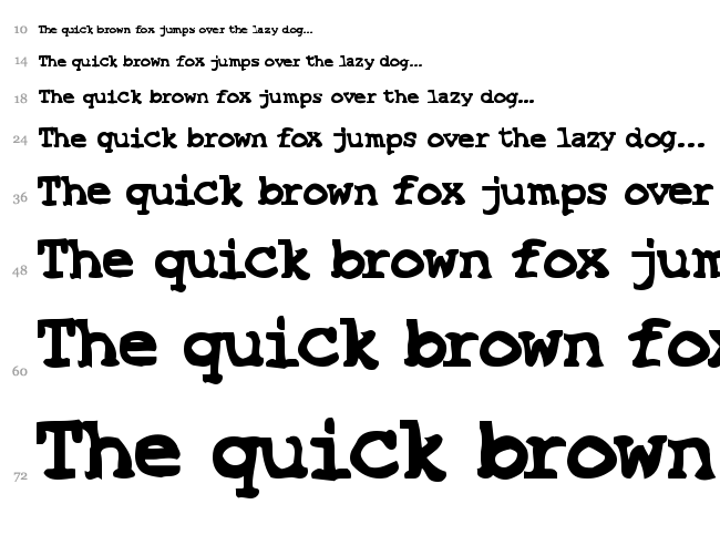 SF Espionage font waterfall